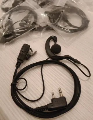Pack 5 Microauriculares Midland conexión Kenwood