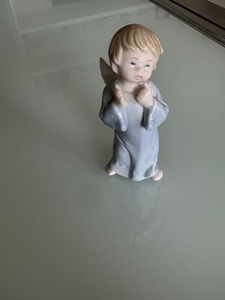 Statuetta angelo porcellana Vintage.