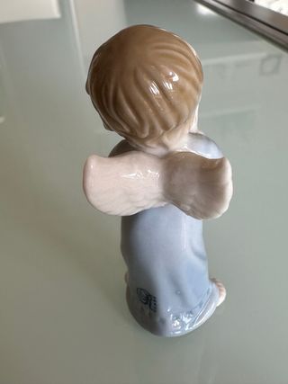 Statuetta angelo porcellana Vintage.