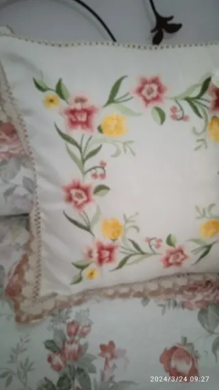 2 Cortinas Raso Verde Aceituna  como nuevas