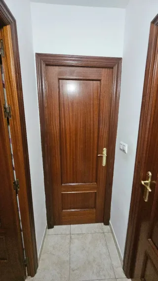 Puerta interior de madera