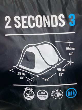 Tienda campaña Quechua 2 Seconds 3