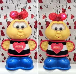 JUGUETE VINTAGE FISHER PRICE  ABEJA CON LUZ