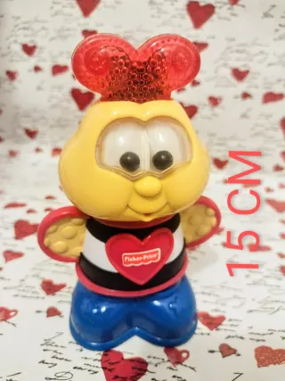 JUGUETE VINTAGE FISHER PRICE  ABEJA CON LUZ