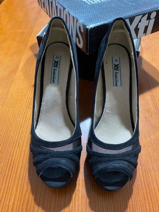 Zapatos Xti Tacon Negro Talla 40