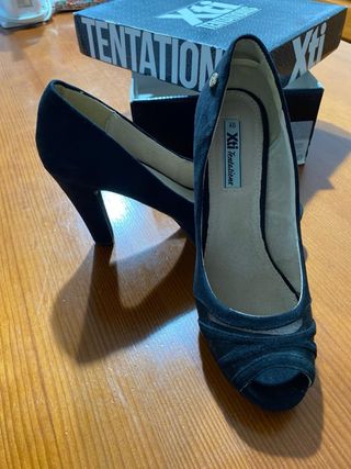 Zapatos Xti Tacon Negro Talla 40