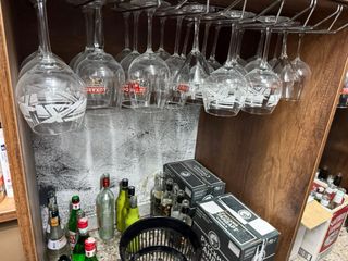 Banco bar e retrobanco legno e ferro