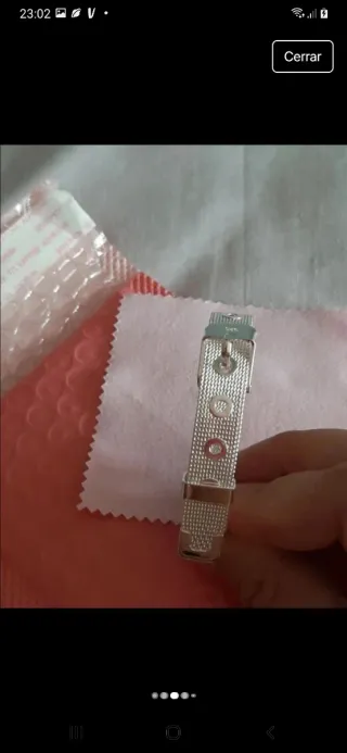 Pulsera plata 925 cinturón
