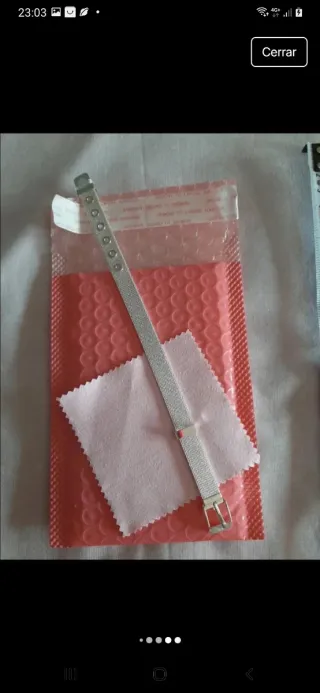 Pulsera plata 925 cinturón