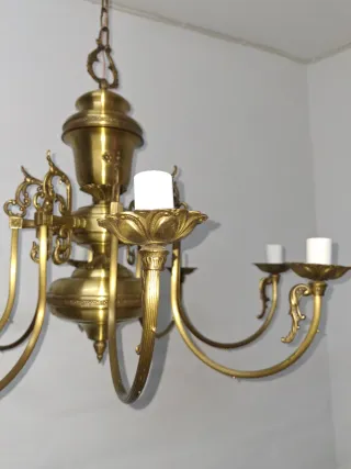 Lampada a sospensione in bronzo