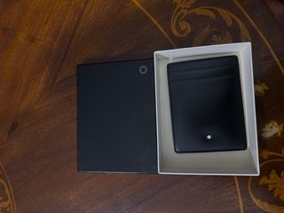 Portacarte Montblanc nero nuovo con scatola