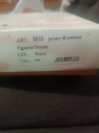 Pigiama Di Benedetto Lingerie Pesco Donna