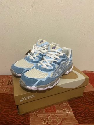 Asics Gel Scarpe da Ginnastica Azzurro Bianco