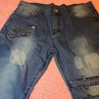 Pantalón estilo moto