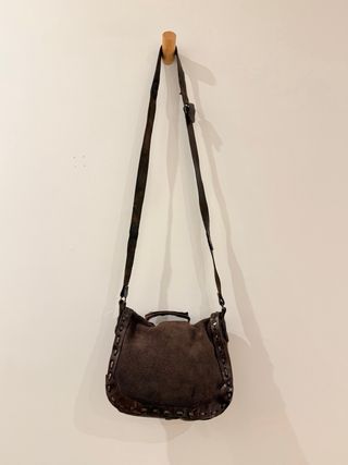 Bolso de cuero ante vintage