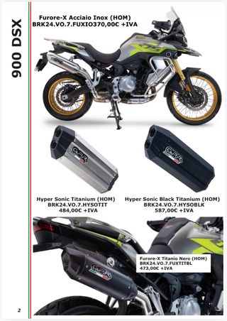 Accesorios GPR para Voge DSX 900