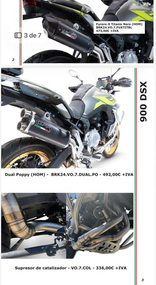 Accesorios GPR para Voge DSX 900