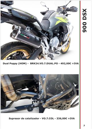 Accesorios GPR para Voge DSX 900