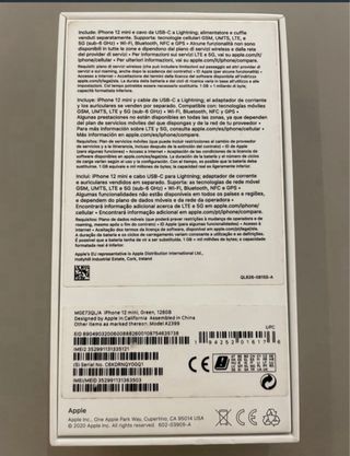 iPhone 12 mini 128GB Verde con scatola
