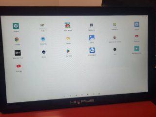 Pantalla TPV Táctil HiOPOS negra o blanca  android