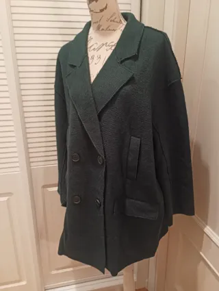 ABRIGO PUNTO ZARA, T-XL