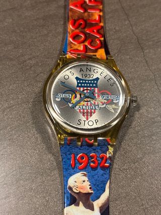 Swatch stop watch Los Angeles 1932 Olympic Atlanta