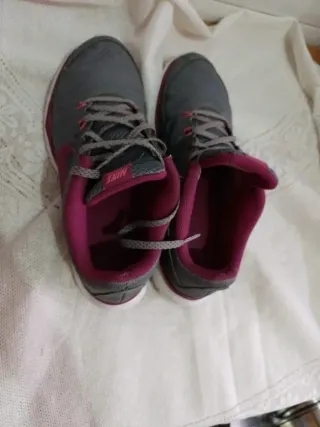 Zapatillas Nike Gris y Rosa