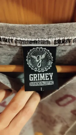 Camiseta Grimey Gris Hombre