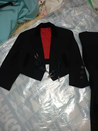 Traje de Flamenco Negro talla 2 años