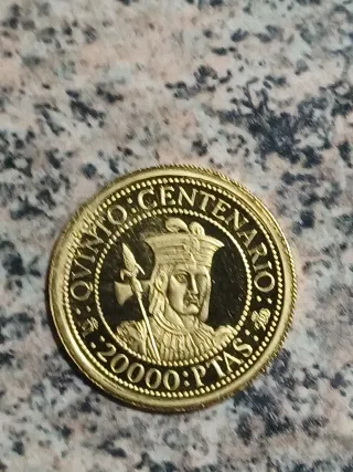 Moneda Oro 20000 Pesetas 1991 FNMT