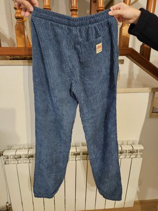 Pantalón KURO Talla M. 1 Azul Corduroy y 1 Marrón