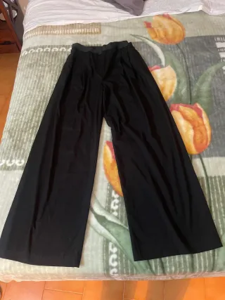 Pantalones de vestir negros mujer