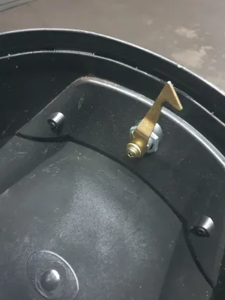 Baúl para Moto/Escúter Negro y Rojo