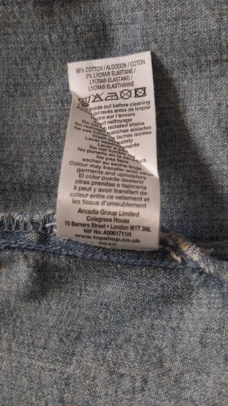 Chaqueta Vaquera Mujer Talla 36-38