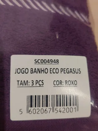 Juego 3 toallas baño algodón