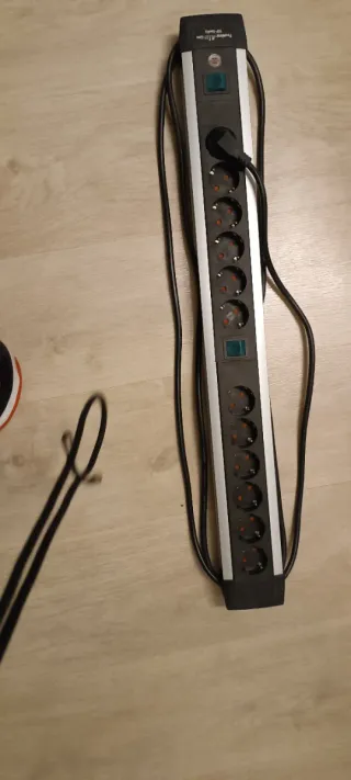 Regleta 10 enchufes con interruptor