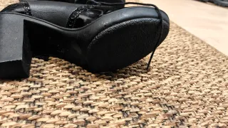 Zapatos de tacón negros T.39