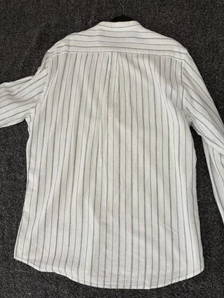 Camisa ZARA rayas azul y blanca