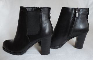 Botines Geox Amphibiox Piel Tacón 8cm Talla 36