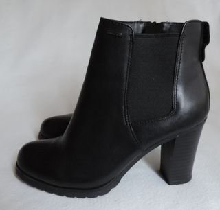 Botines Geox Amphibiox Piel Tacón 8cm Talla 36