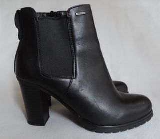 Botines Geox Amphibiox Piel Tacón 8cm Talla 36