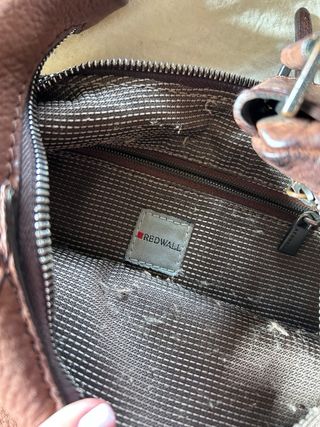 Borsa REDWALL pelle vintage marrone