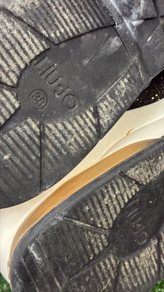 Liu Jo Scarpe Donna Nero Oro Glitter
