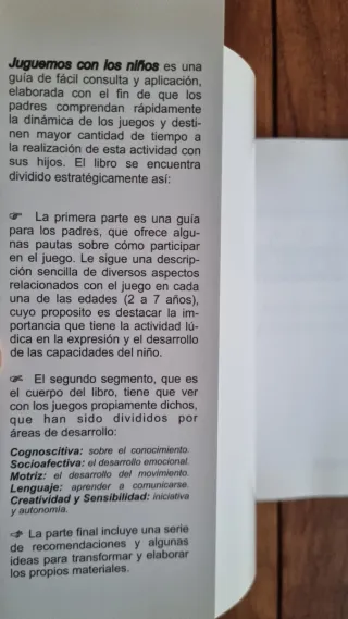 Libro: Juegos de estimulación temprana para niños.