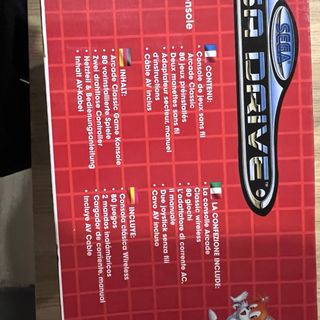 Consola Sega Mega Drive Classic 80 Jogos