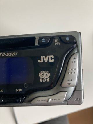Radio CD JVC KD-G201 Coche. El frontal se suelta.