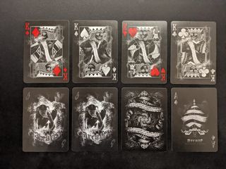 Carte da Gioco Arcane Baraja (Negra)