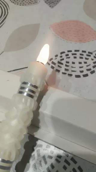 Cirio de Comunión decorado