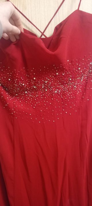 Vestido rojo mujer verano