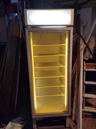 Nevera expositora cristal
